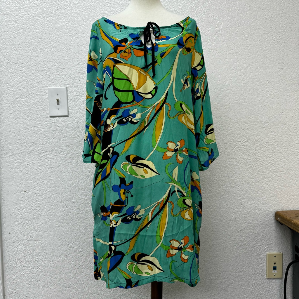 Hale Bob Women's Clothing Sample Sales, Brand New , Printed Silk Dress (Hb044)